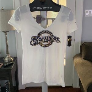 Pink - Size Medium - Brewers tshirt